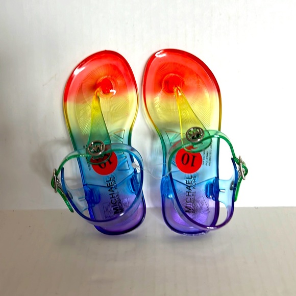 Michael Kors Toddlers Rainbow Jelly Gladiator - Picture 1 of 4